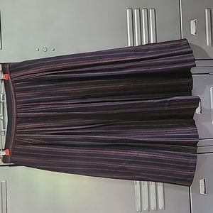 Vintage TanJay Wool Striped Skirt Made in the USA Size Medium